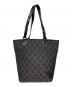 GUCCI（グッチ）の古着「GGキャンバスハンドバッグ」｜ブラック×グレー