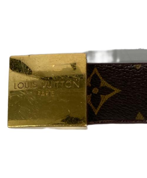LOUIS VUITTON（ルイ ヴィトン）LOUIS VUITTON (ルイ ヴィトン) サンチュール・キャレ ブラウンの古着・服飾アイテム