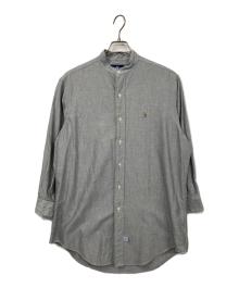 RALPH LAUREN（ラルフローレン）の古着「スタンドカラーシャツ」｜グレー