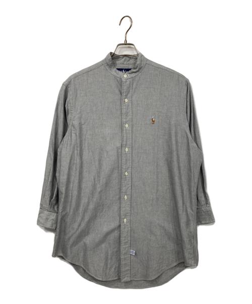 RALPH LAUREN（ラルフローレン）RALPH LAUREN (ラルフローレン) スタンドカラーシャツ グレー サイズ:15 1/2-33の古着・服飾アイテム