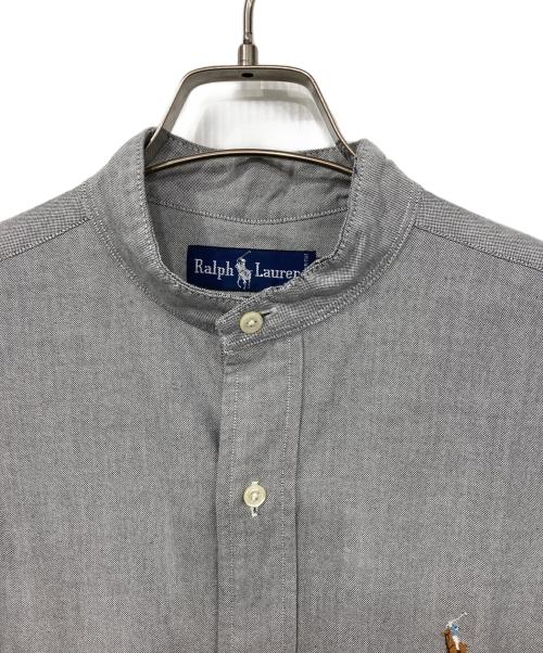 RALPH LAUREN（ラルフローレン）RALPH LAUREN (ラルフローレン) スタンドカラーシャツ グレー サイズ:15 1/2-33の古着・服飾アイテム