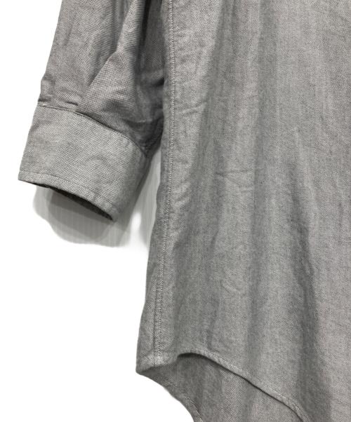 RALPH LAUREN（ラルフローレン）RALPH LAUREN (ラルフローレン) スタンドカラーシャツ グレー サイズ:15 1/2-33の古着・服飾アイテム