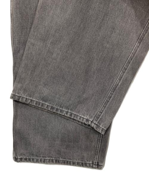 AMOMENTO（アモーメント）AMOMENTO (アモーメント) EMI WIDE BOOTS CUT DENIM グレー サイズ:1の古着・服飾アイテム