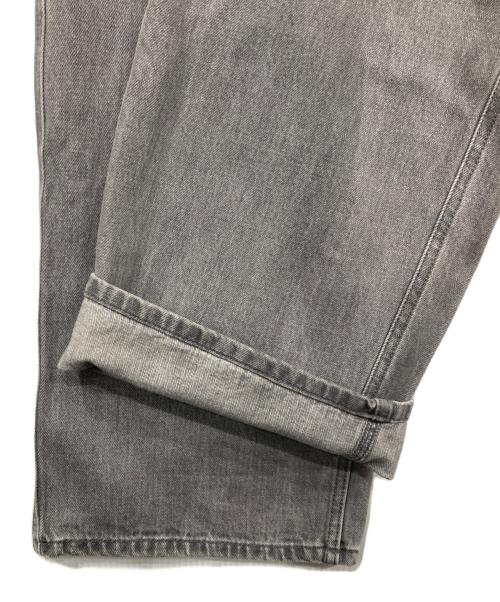 AMOMENTO（アモーメント）AMOMENTO (アモーメント) EMI WIDE BOOTS CUT DENIM グレー サイズ:1の古着・服飾アイテム