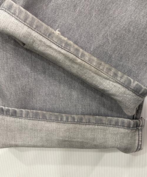 AMOMENTO（アモーメント）AMOMENTO (アモーメント) EMI WIDE BOOTS CUT DENIM グレー サイズ:1の古着・服飾アイテム