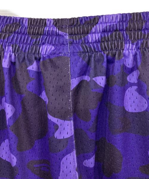 A BATHING APE（アベイシングエイプ）A BATHING APE (アベイシングエイプ) MITCHELL & NESS (ミッチェルアンドネス) PHOENIX SUNSSWINGMAN SHORTS パープル サイズ:Mの古着・服飾アイテム
