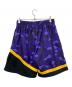 A BATHING APE (アベイシングエイプ) MITCHELL & NESS (ミッチェルアンドネス) PHOENIX SUNSSWINGMAN SHORTS パープル サイズ:M：10000円