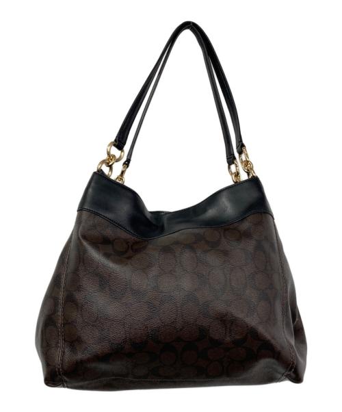 COACH（コーチ）COACH (コーチ) ハンドバッグ ブラウンの古着・服飾アイテム