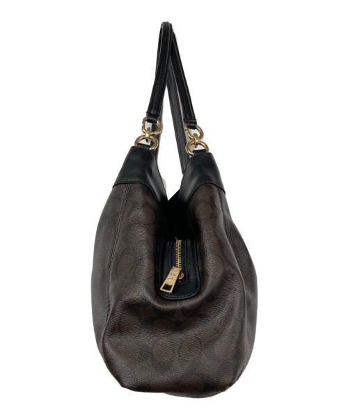 COACH（コーチ）COACH (コーチ) ハンドバッグ ブラウンの古着・服飾アイテム
