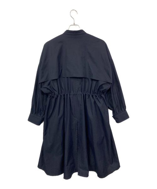 qualite（カリテ）qualite (カリテ) ポリエステルモッズコート ネイビー サイズ:SIZE 38の古着・服飾アイテム