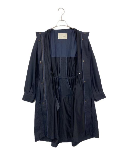 qualite（カリテ）qualite (カリテ) ポリエステルモッズコート ネイビー サイズ:SIZE 38の古着・服飾アイテム