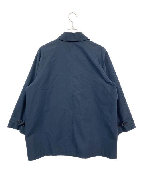 JOURNAL STANDARD（ジャーナルスタンダード）JOURNAL STANDARD (ジャーナルスタンダード) コットンステンカラーミディコート ネイビー サイズ:表記無しの古着・服飾アイテム