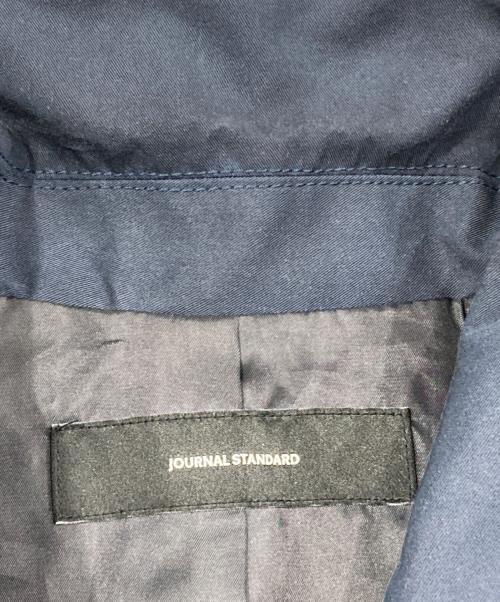 JOURNAL STANDARD（ジャーナルスタンダード）JOURNAL STANDARD (ジャーナルスタンダード) コットンステンカラーミディコート ネイビー サイズ:表記無しの古着・服飾アイテム