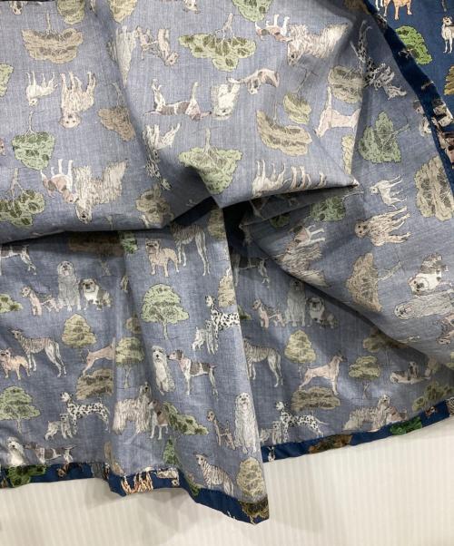 Shower Party（シャワーパーティー）Shower Party (シャワーパーティー) LIBERTY前開きワンピース ネイビー サイズ:表記無しの古着・服飾アイテム
