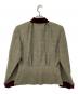 RALPH LAUREN (ラルフローレン) ベルベット切替ジャケット レッド×ベージュ サイズ:Ｍ：13000円