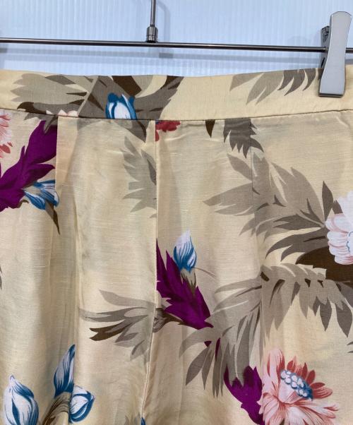 RALPH LAUREN Purple Label（ラルフ ローレン パープル レーベル）RALPH LAUREN PURPLE LABEL (ラルフ ローレン パープル レーベル) プリントパンツ ベージュ サイズ:US6の古着・服飾アイテム
