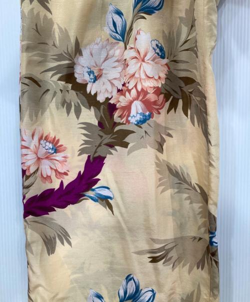 RALPH LAUREN Purple Label（ラルフ ローレン パープル レーベル）RALPH LAUREN PURPLE LABEL (ラルフ ローレン パープル レーベル) プリントパンツ ベージュ サイズ:US6の古着・服飾アイテム
