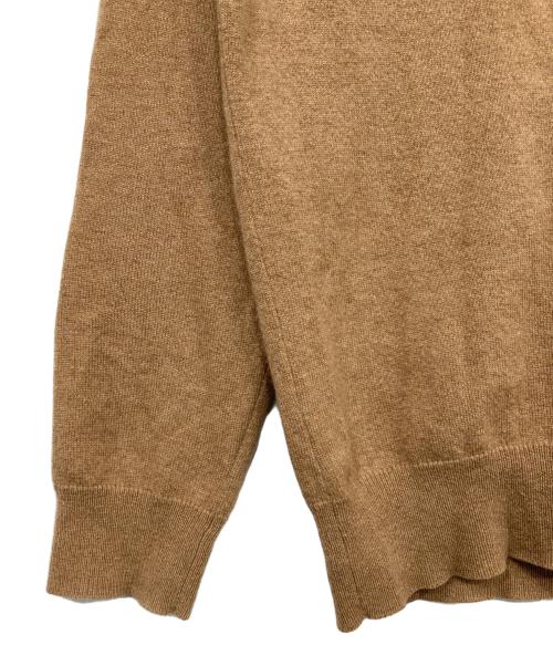 dunhill（ダンヒル）dunhill (ダンヒル) カシミヤVネックニット ブラウン サイズ:Mの古着・服飾アイテム