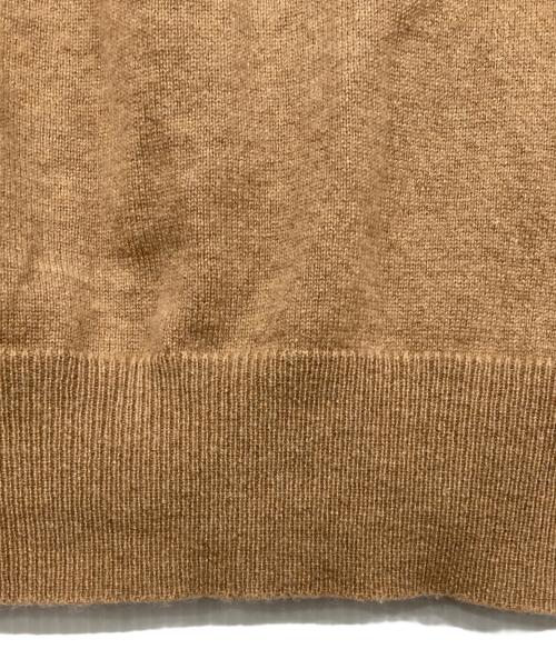 dunhill（ダンヒル）dunhill (ダンヒル) カシミヤVネックニット ブラウン サイズ:Mの古着・服飾アイテム