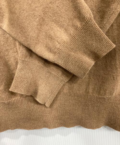dunhill（ダンヒル）dunhill (ダンヒル) カシミヤVネックニット ブラウン サイズ:Mの古着・服飾アイテム