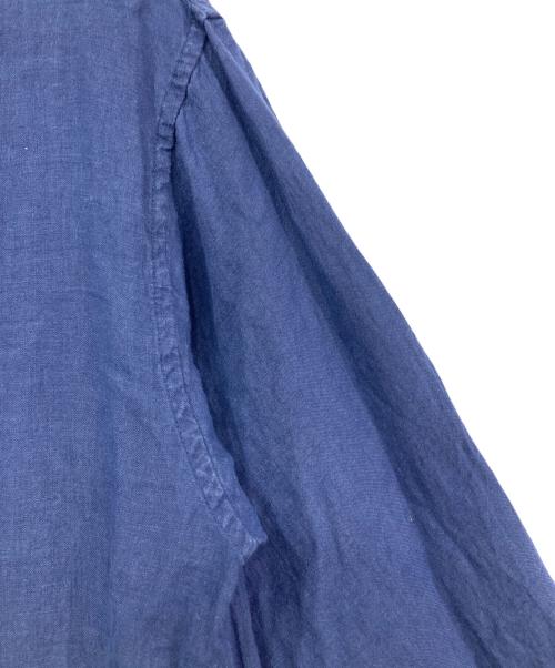 Vlas Blomme（ヴラスブラム）Vlas Blomme (ヴラスブラム) コルトレイクリネンワンピース ネイビー サイズ:Fの古着・服飾アイテム