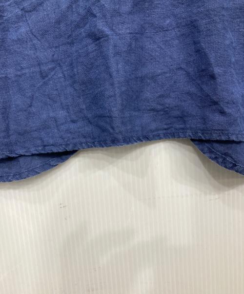 Vlas Blomme（ヴラスブラム）Vlas Blomme (ヴラスブラム) コルトレイクリネンワンピース ネイビー サイズ:Fの古着・服飾アイテム