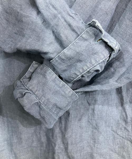 Vlas Blomme（ヴラスブラム）Vlas Blomme (ヴラスブラム) コルトレイクリネンワンピース ネイビー サイズ:Fの古着・服飾アイテム