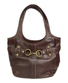COACH（コーチ）の古着「ホースビットトートバッグ」｜ブラウン