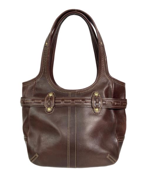 COACH（コーチ）COACH (コーチ) ホースビットトートバッグ ブラウンの古着・服飾アイテム