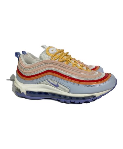 NIKE（ナイキ）NIKE (ナイキ) W AIR MAX 97 FOOTBALL オレンジ×ブルー サイズ:US8.5の古着・服飾アイテム