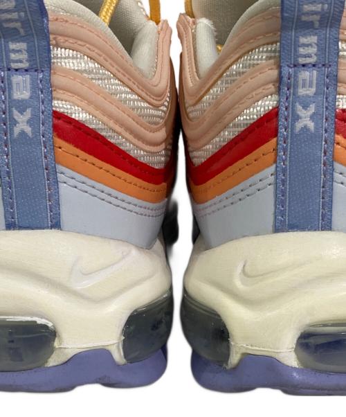 NIKE（ナイキ）NIKE (ナイキ) W AIR MAX 97 FOOTBALL オレンジ×ブルー サイズ:US8.5の古着・服飾アイテム