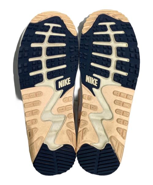 NIKE（ナイキ）NIKE (ナイキ) AIR MAX 90 G NRG Seersucker ベージュ×ブルー サイズ:US7.5の古着・服飾アイテム