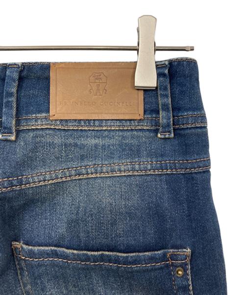 BRUNELLO CUCINELLI（ブルネロクチネリ）BRUNELLO CUCINELLI (ブルネロクチネリ) スキニーデニムパンツ インディゴ サイズ:38の古着・服飾アイテム