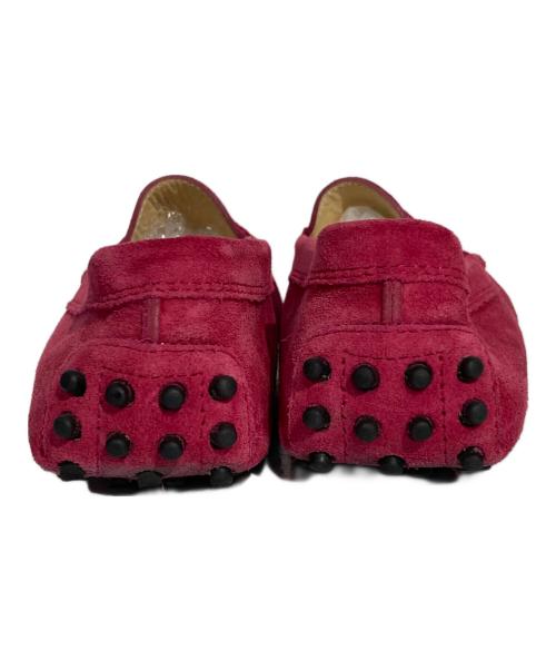 TOD'S（トッズ）TOD'S (トッズ) スウェードドライビングシューズ ピンク サイズ:22.5の古着・服飾アイテム