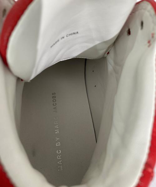 Marc by Marc Jacobs（マークバイマークジェイコブス）Marc by Marc Jacobs (マークバイマークジェイコブス) ハイカットスニーカー レッド サイズ:36の古着・服飾アイテム