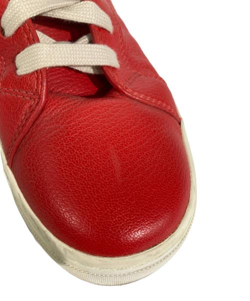 Marc by Marc Jacobs（マークバイマークジェイコブス）Marc by Marc Jacobs (マークバイマークジェイコブス) ハイカットスニーカー レッド サイズ:36の古着・服飾アイテム