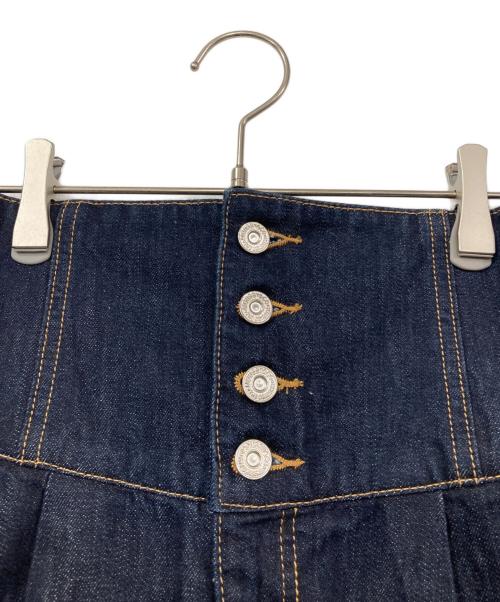 moussy（マウジー）moussy (マウジー) CORSET DESIGN バギー デニム インディゴの古着・服飾アイテム