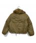 ZARA (ザラ) フェイクファー襟ボンバージャケット ベージュ サイズ:Ｓ：7000円