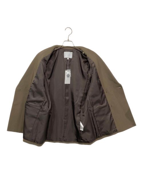 moussy（マウジー）moussy (マウジー) DOUBLE BREASTED PEAKED ジャケット ブラウン サイズ:SIZE 2 未使用品の古着・服飾アイテム