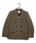 moussy（マウジー）の古着「DOUBLE BREASTED PEAKED ジャケット」｜ブラウン