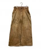 ACLENTアクレント）の古着「Printed Sweatpants – Vintage Duck」｜ブラウン