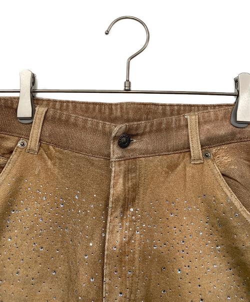 ACLENT（アクレント）ACLENT (アクレント) Printed Sweatpants – Vintage Duck ブラウン サイズ:Fの古着・服飾アイテム