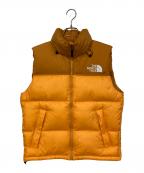 THE NORTH FACEザ ノース フェイス）の古着「ヌプシベスト」｜オレンジ