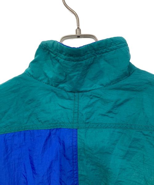 NIKE（ナイキ）NIKE (ナイキ) 90sナイロンジャケット グリーン×ブルー サイズ:Lの古着・服飾アイテム