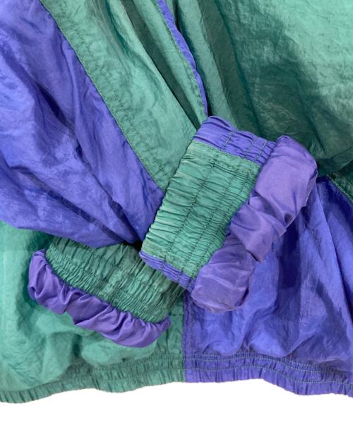 NIKE（ナイキ）NIKE (ナイキ) 90sナイロンジャケット グリーン×ブルー サイズ:Lの古着・服飾アイテム