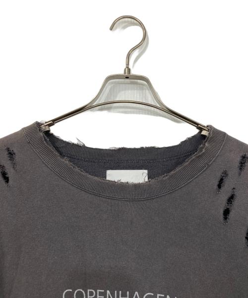 stein（シュタイン）stein (シュタイン) OVERSIZED REBUILD SWEAT グレー サイズ:1の古着・服飾アイテム