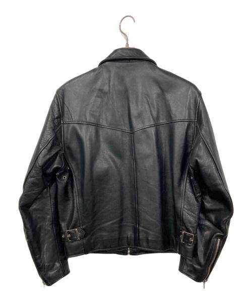 HARLEY-DAVIDSON（ハーレーダビッドソン）HARLEY-DAVIDSON (ハーレーダビッドソン) シングルレザージャケット ブラック サイズ:Sの古着・服飾アイテム