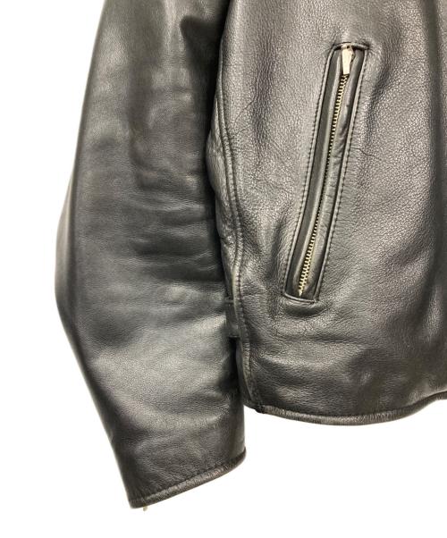 HARLEY-DAVIDSON（ハーレーダビッドソン）HARLEY-DAVIDSON (ハーレーダビッドソン) シングルレザージャケット ブラック サイズ:Sの古着・服飾アイテム