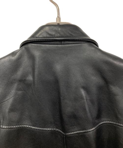 HARLEY-DAVIDSON（ハーレーダビッドソン）HARLEY-DAVIDSON (ハーレーダビッドソン) シングルレザージャケット ブラック サイズ:Sの古着・服飾アイテム