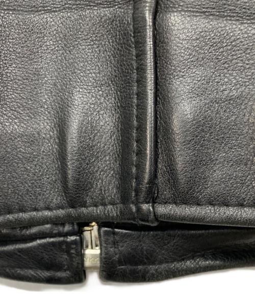 HARLEY-DAVIDSON（ハーレーダビッドソン）HARLEY-DAVIDSON (ハーレーダビッドソン) シングルレザージャケット ブラック サイズ:Sの古着・服飾アイテム
